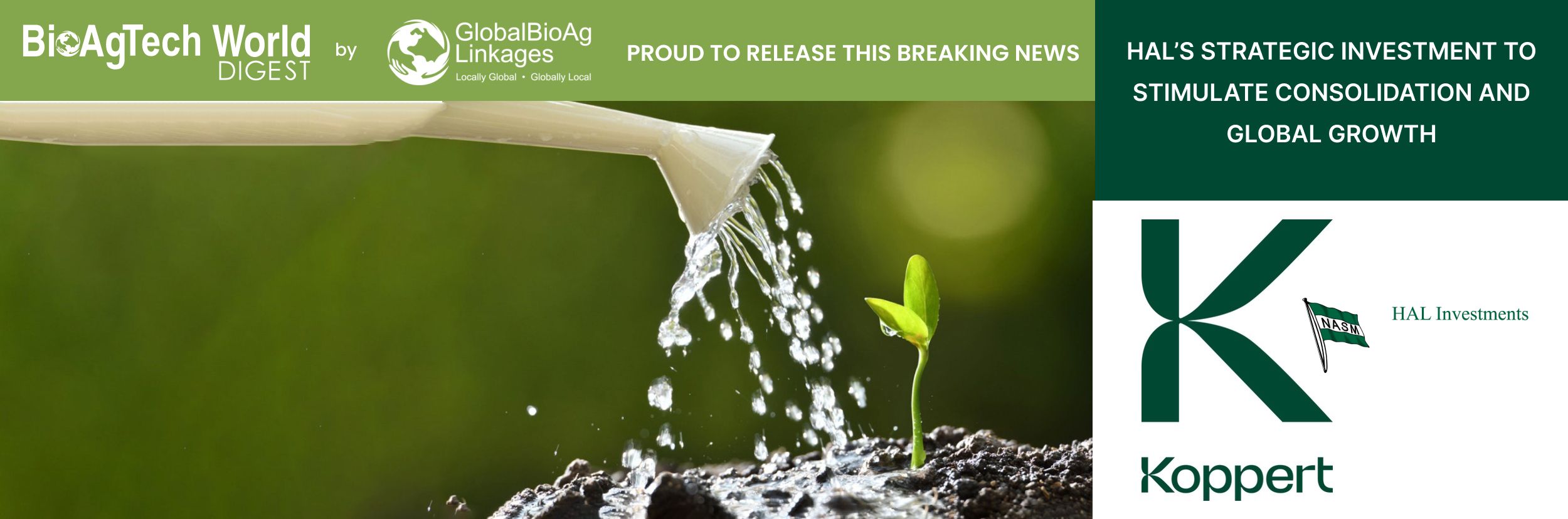 Breaking News: Koppert Secures €140 Million Strategic Investment from HAL Investments to Propel Global Growth