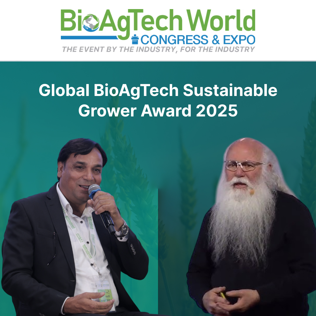 Dr. Howard-Yana Shapiro and Sartaj Khan Honored with Global BioAgTech Sustainable Grower Award 2025