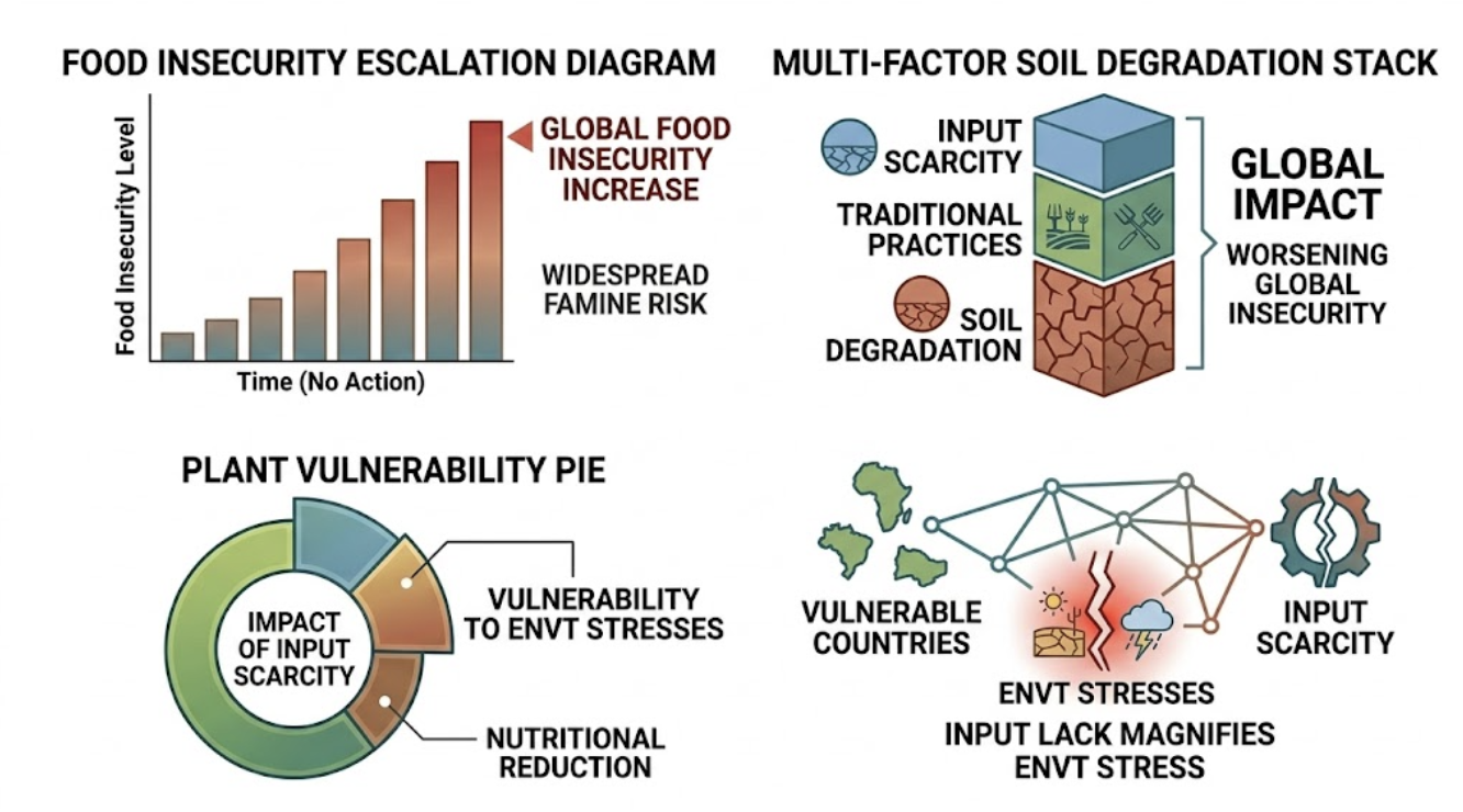 The Global Chemical Fertilizer Crisis: Challenges, Impacts, and the Bio-Input Solution