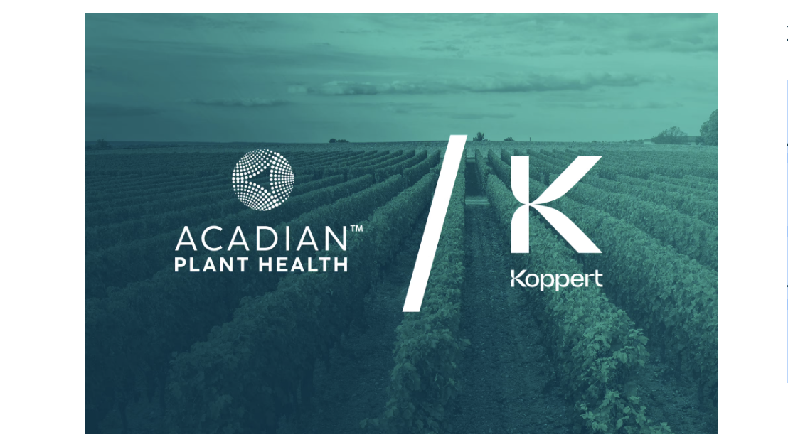 Acadian Plant Health™ and Koppert USA Announce Strategic Transition in the U.S. Biostimulant Market